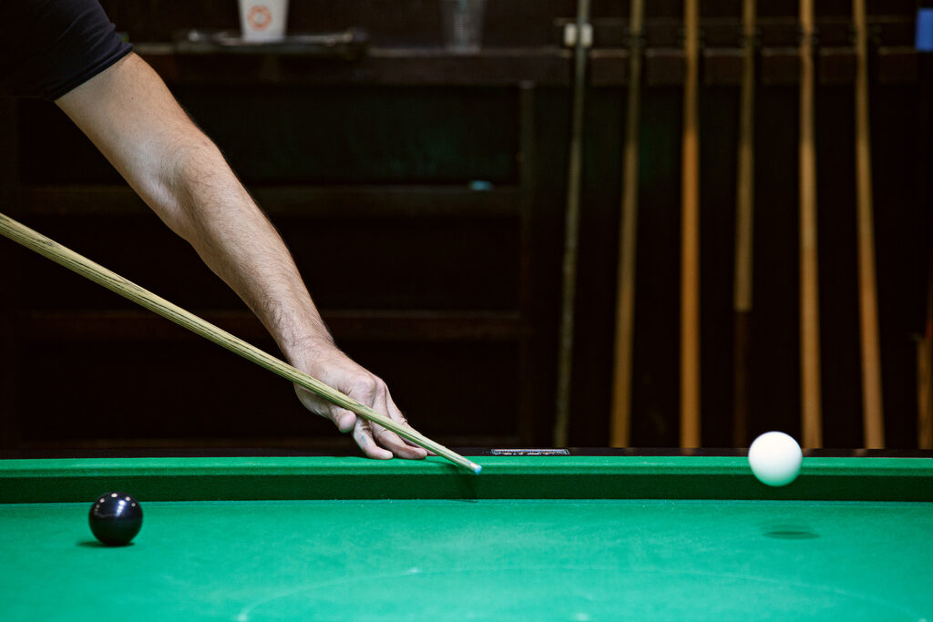 סנוקר - הקפצת הכדור